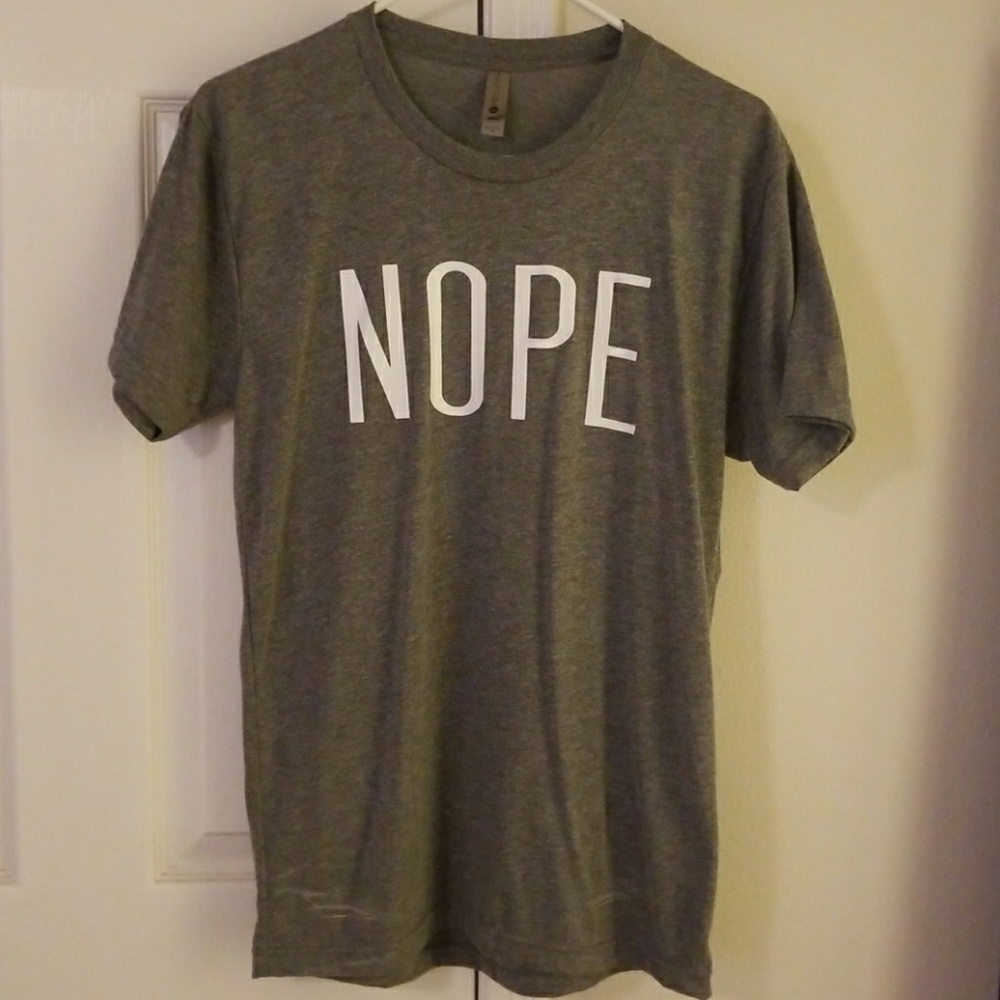 NOPE graphic tee