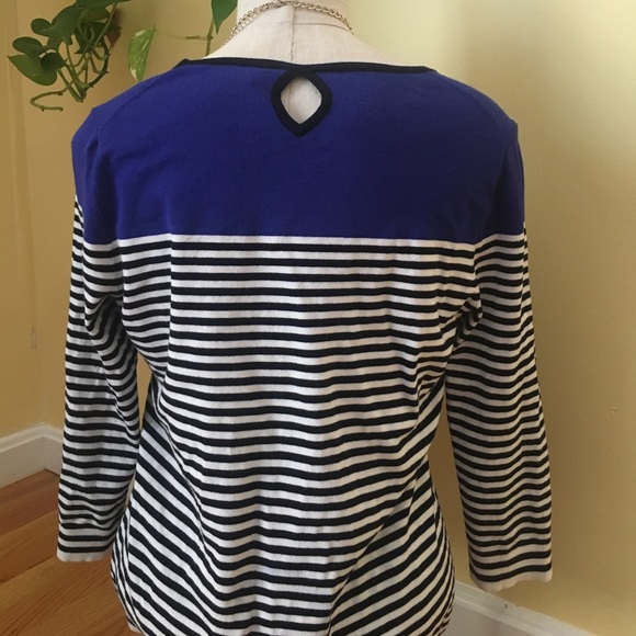 Talbots Colorblock Sweater - Picture 2 of 3