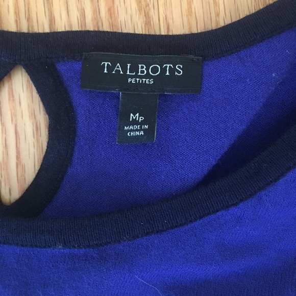 Talbots Colorblock Sweater - Picture 3 of 3