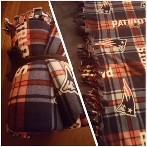 new england patriots throw blanket