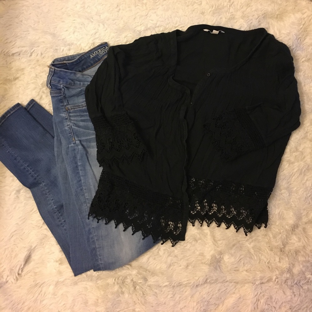 🖤 Black Lace Cardigan 🖤
