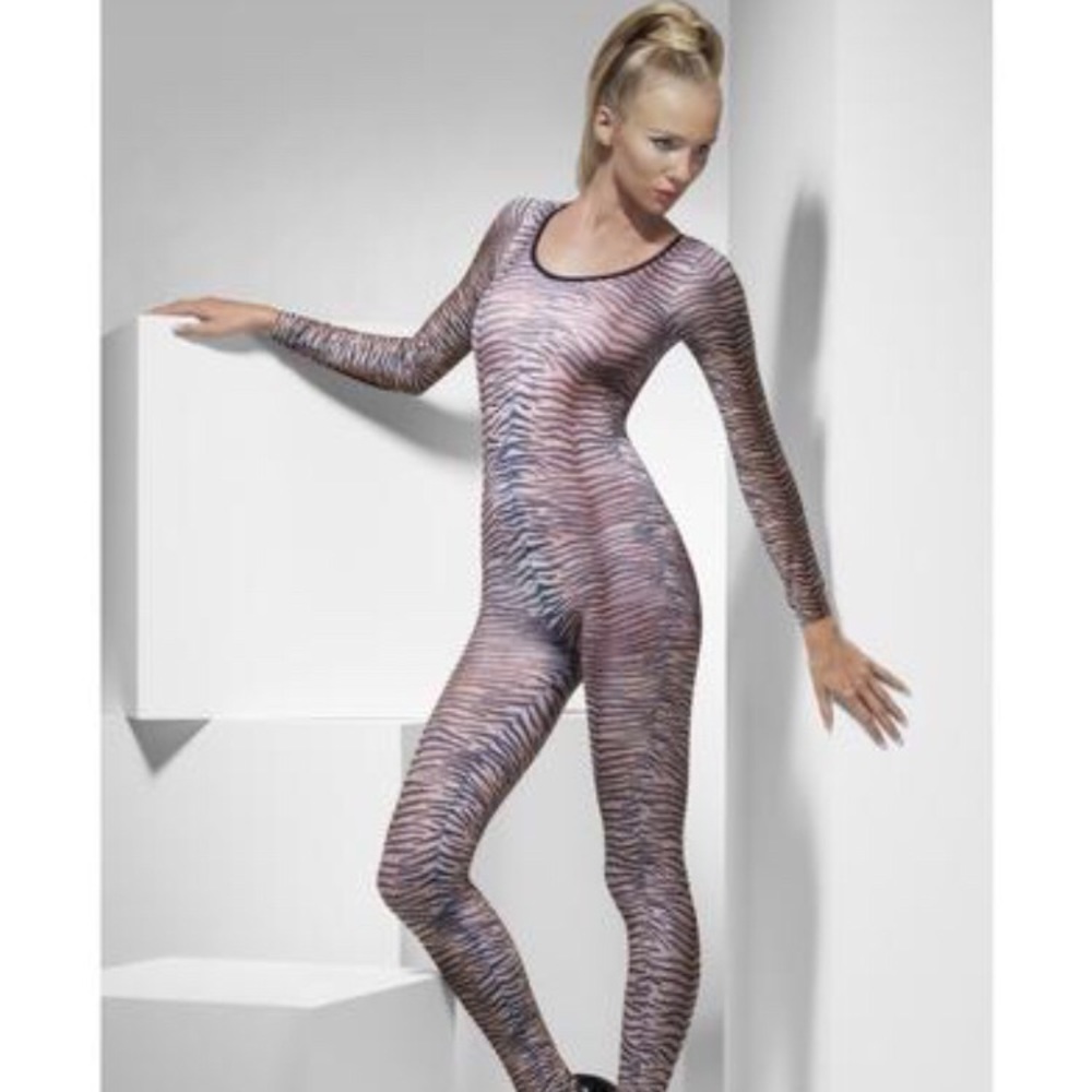 Tiger Print Bodysuit