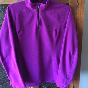 The North Face 1/4 zip fleece pull over
