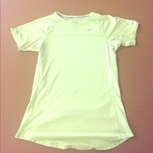 Nike Dri-Fit Running shirt, size S, neon yellow