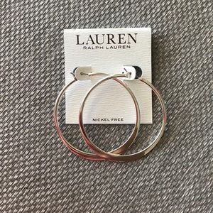 Lauren by Ralph Lauren Nickel Free Hoops.