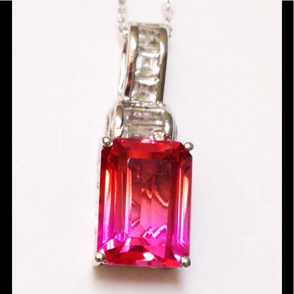 Sherbert Quartz, White Topaz 10.11 CTS