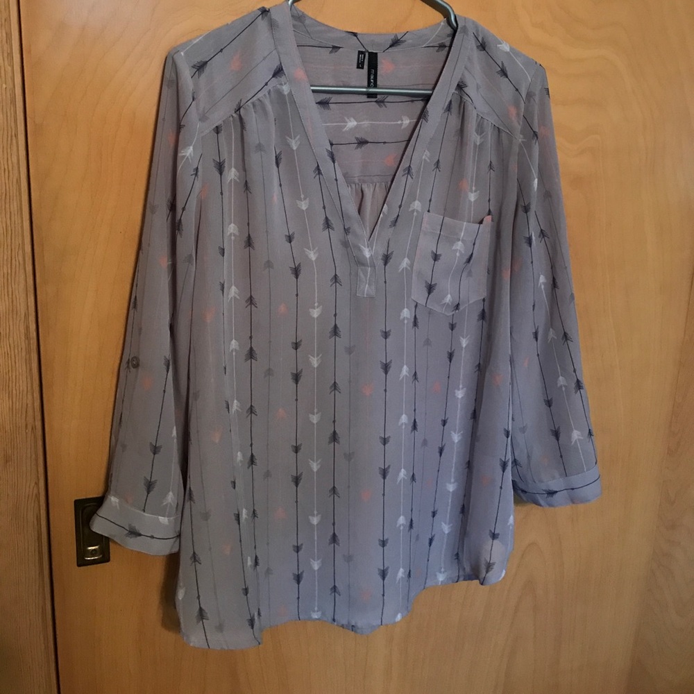 Maurices Arrow Blouse