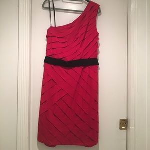 Tadashi Shoji One Shoulder Dress