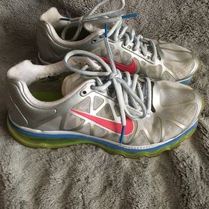 Nike Air Max 2011 Kids Shoes Silver Green