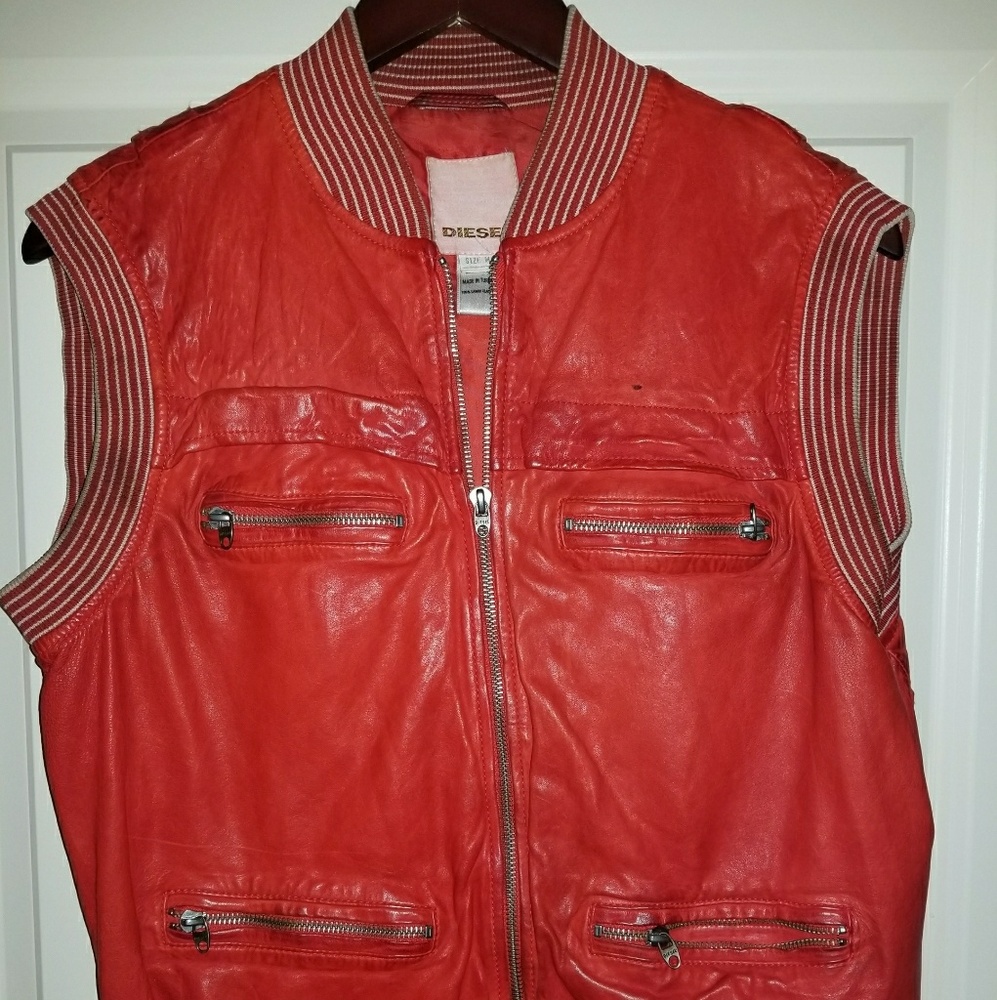 Diesel Leather Vest
