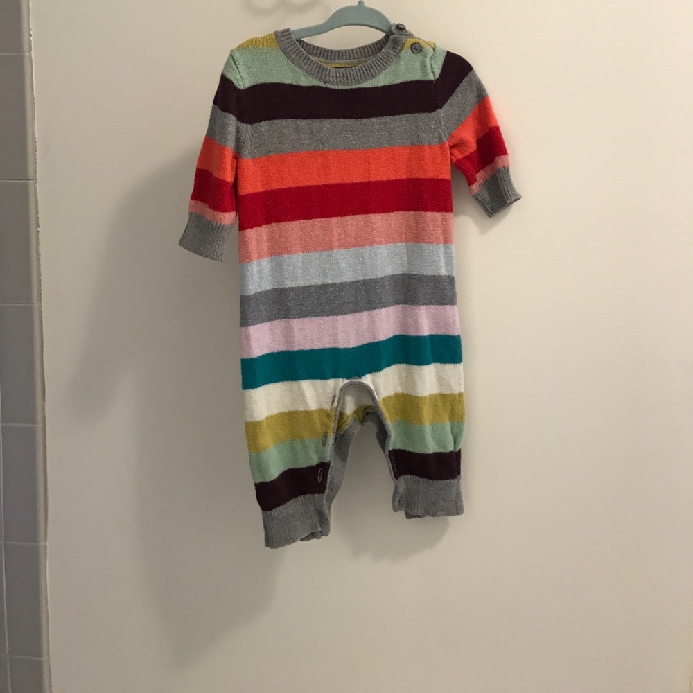 Gap sweater multi colored bodysuit - 3-6 Months
