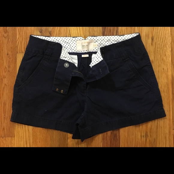 JCrew Navy Chino Shorts - Picture 1 of 2