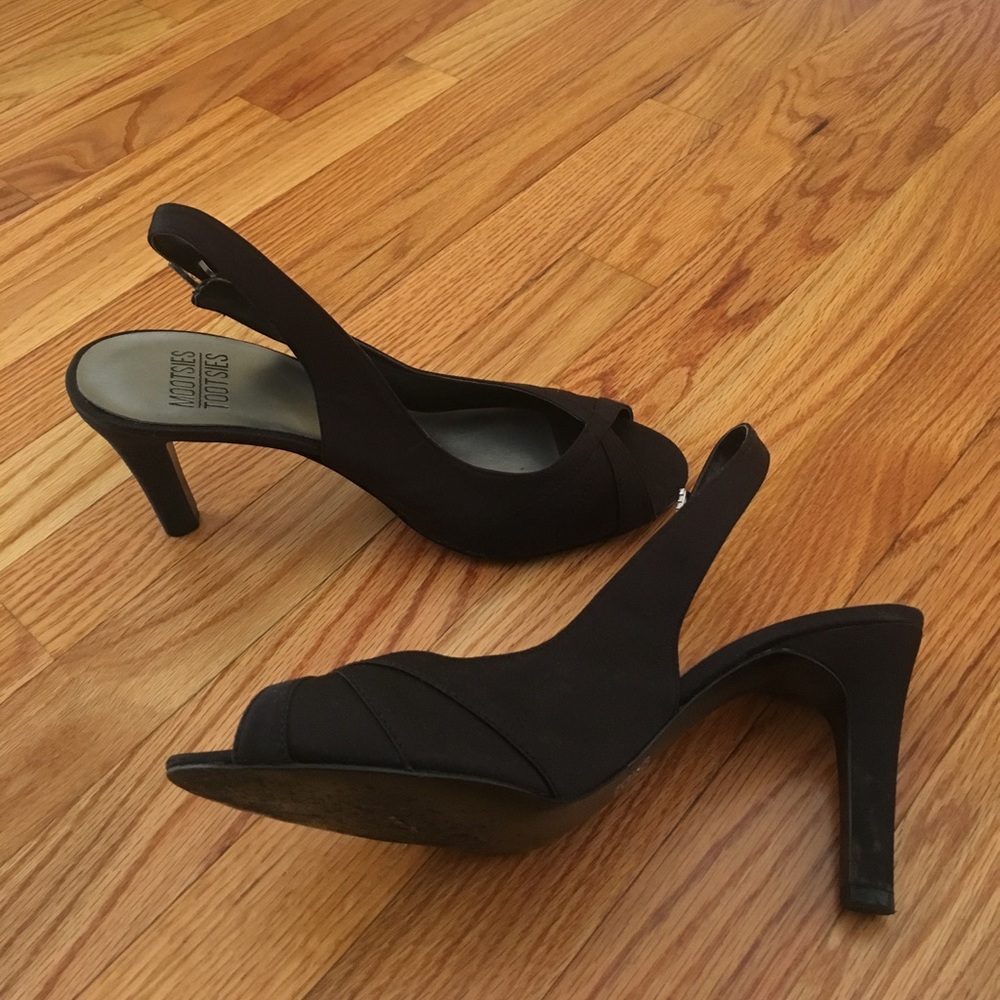 Sling back heels