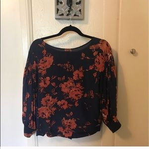 Odille for Anthropologie Silk Blouse