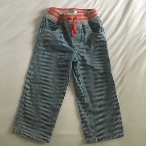 Baby Boden Striped Denim Pants