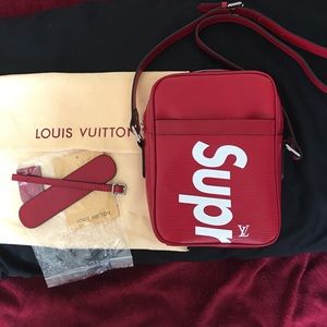 🔥 Supreme//Louis Vuitton Danube bag!! 🔥