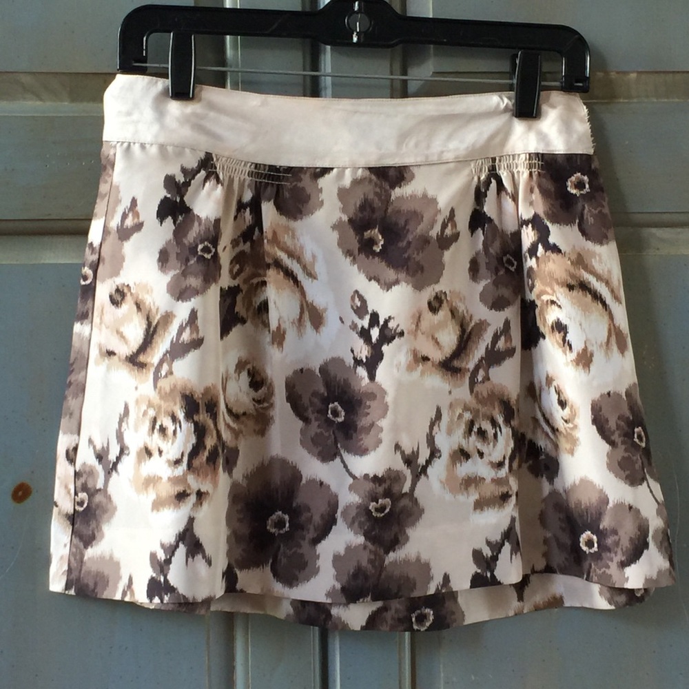Juicy Couture Printed Silk Mini Skirt