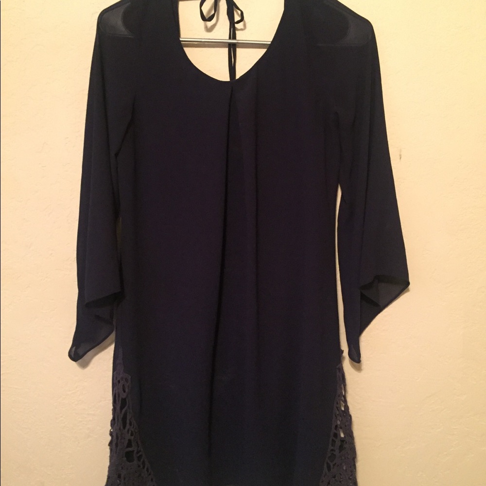 Dark blue dress