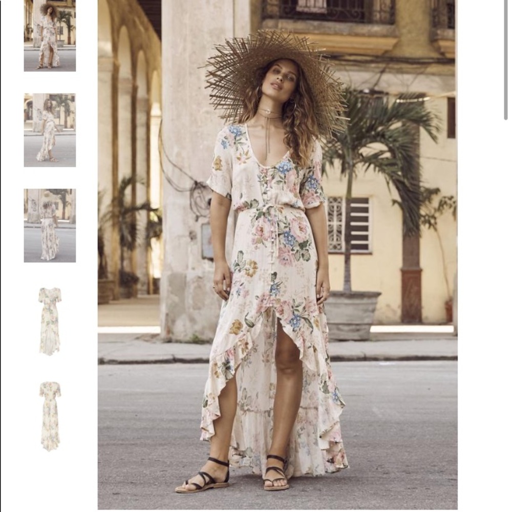 Auguste Frill Floral Maxi Dress