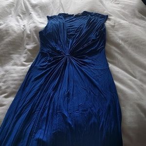 EUC Calvin Klein dress with flattering rouching