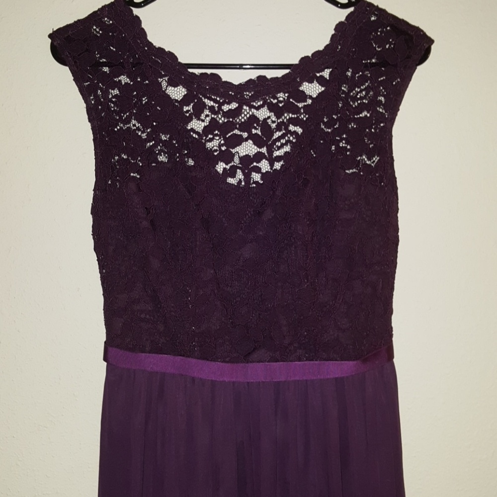 Lace Top Formal Dress