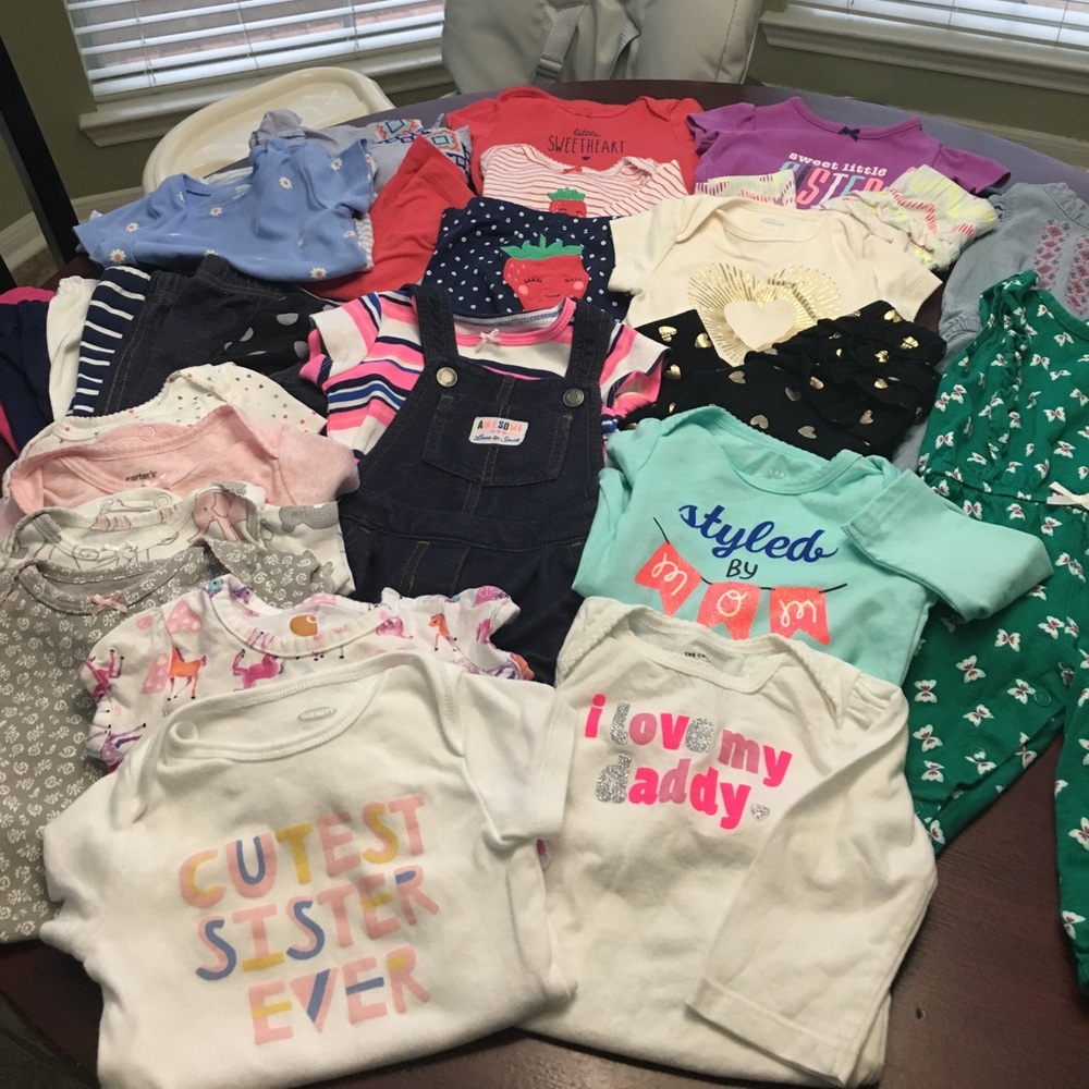Bundle of 6 months baby girl clothes