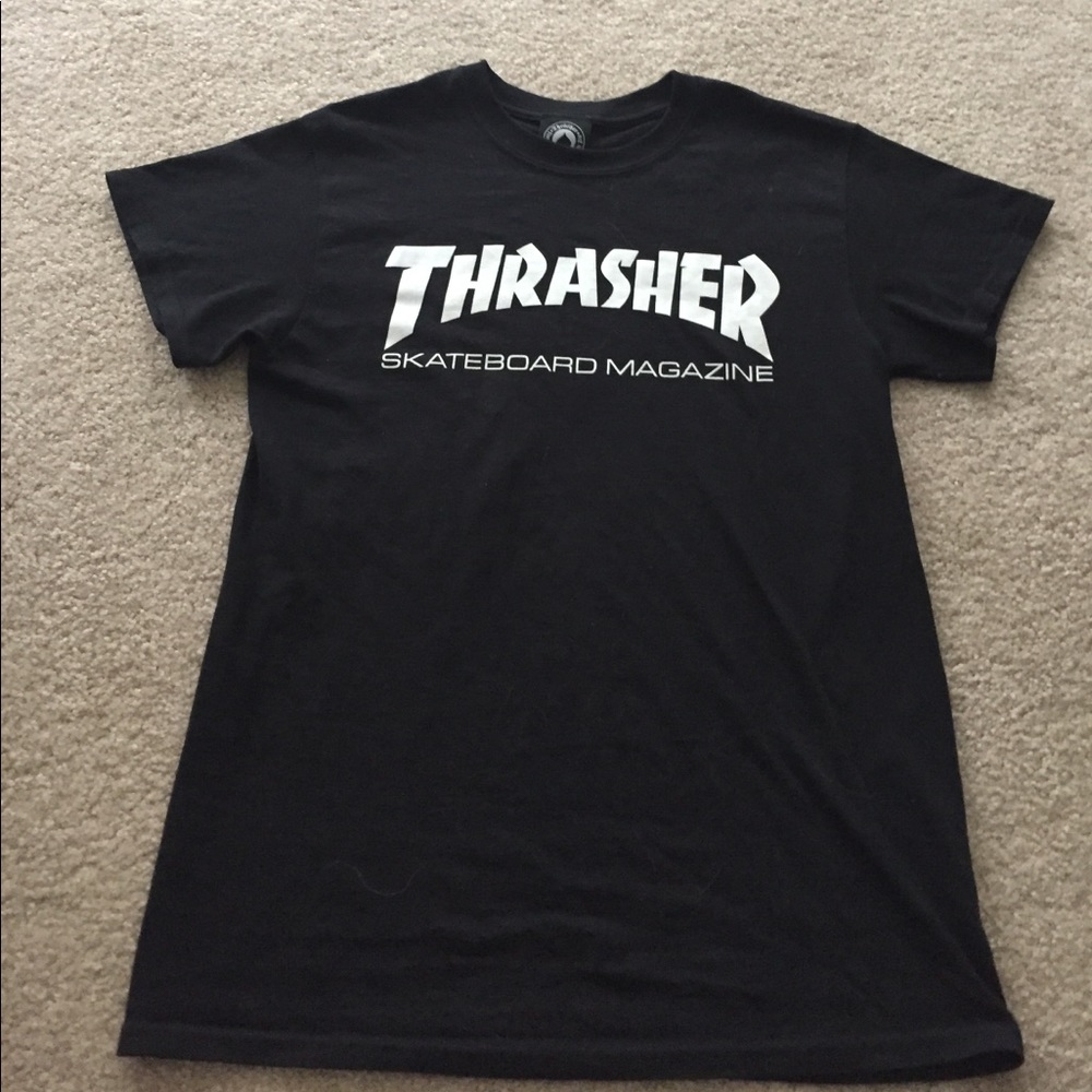 Black thrasher shirt