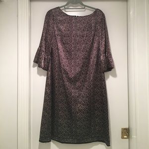 Tahari Silk Dress with Sleeve