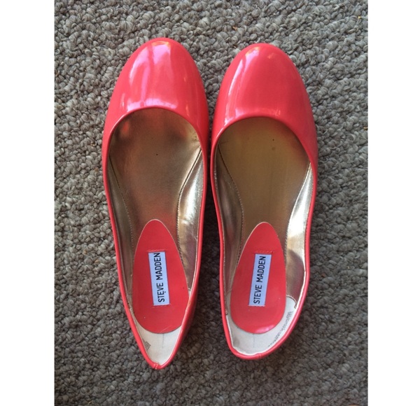 Steve Madden Shoes - Bright Pink Steve Madden Flats