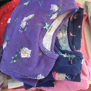 Bundle-3pairs 2T girls long sleeve long pants pjs