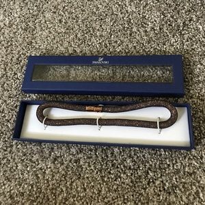 Swarovski double twist stardust bracelet