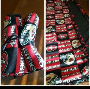 San Francisco 49ers throw blanket