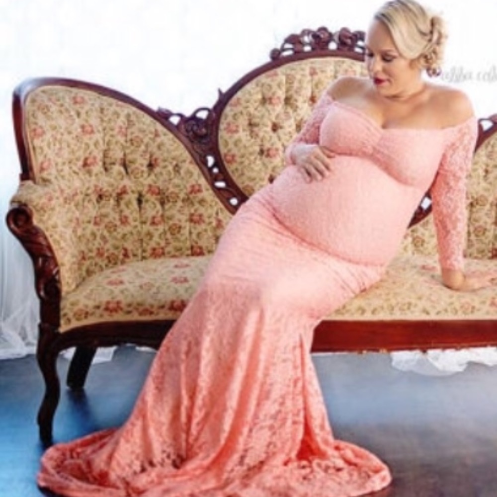 Mii Estilo spirea maternity photography dress