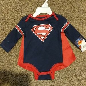 SUPERMAN ONESIE - 0-3M