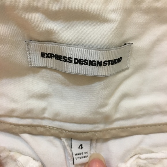 Express White Shorts - Picture 2 of 2
