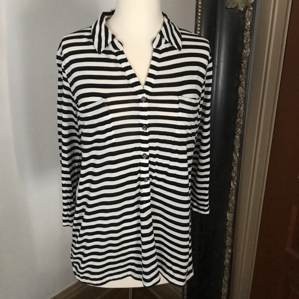 Striped pullover top by Liz Claiborne.