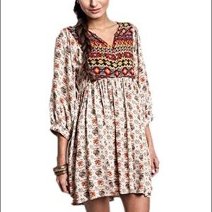 Umgee Aztec tribal dress size small