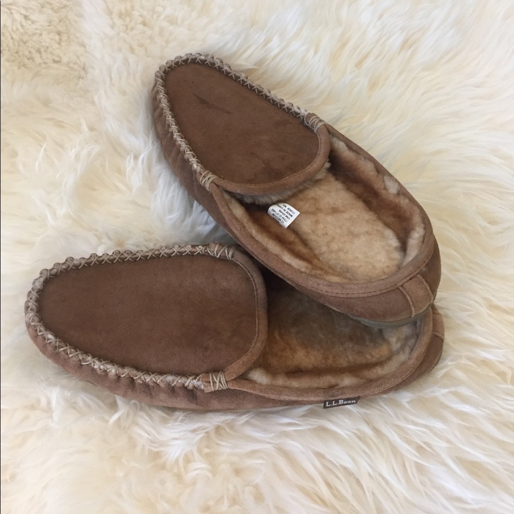 Men's LL bean slippers.