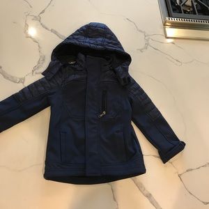 Boys Navy 3t Fall lines coat