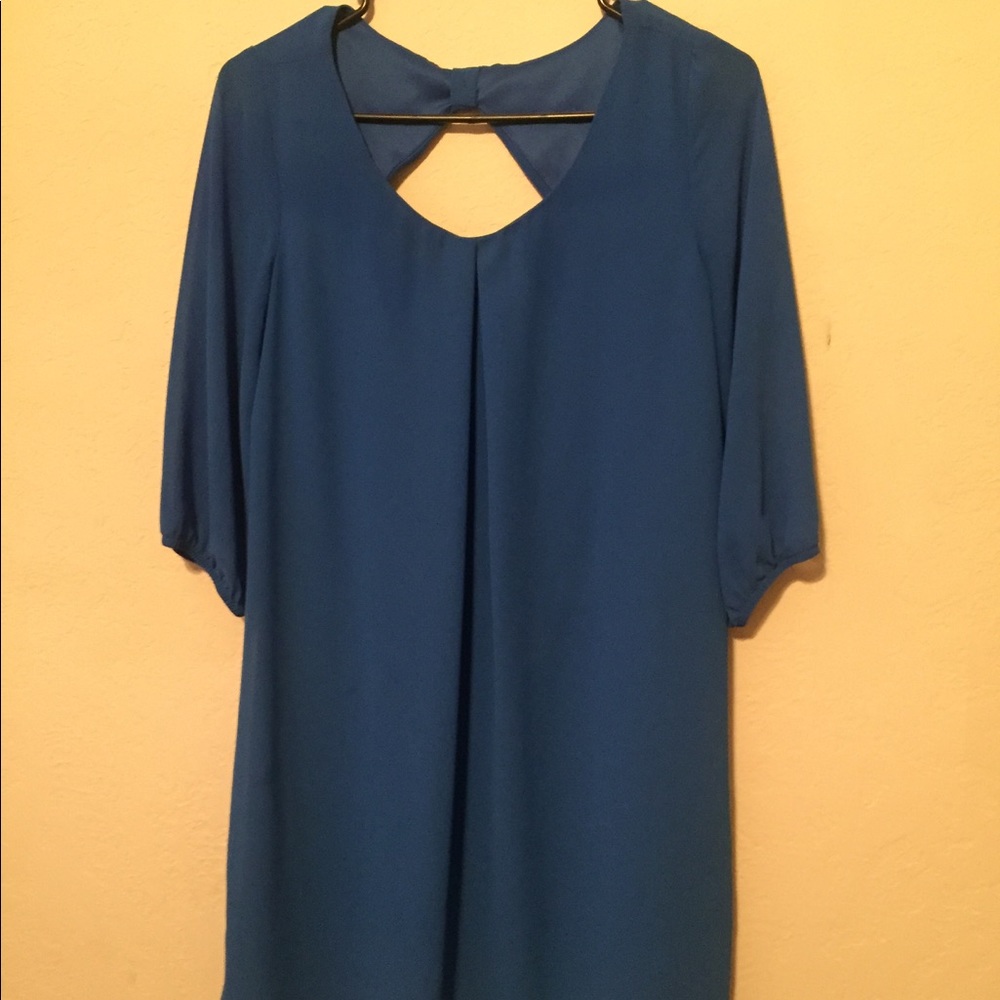 Blue dress