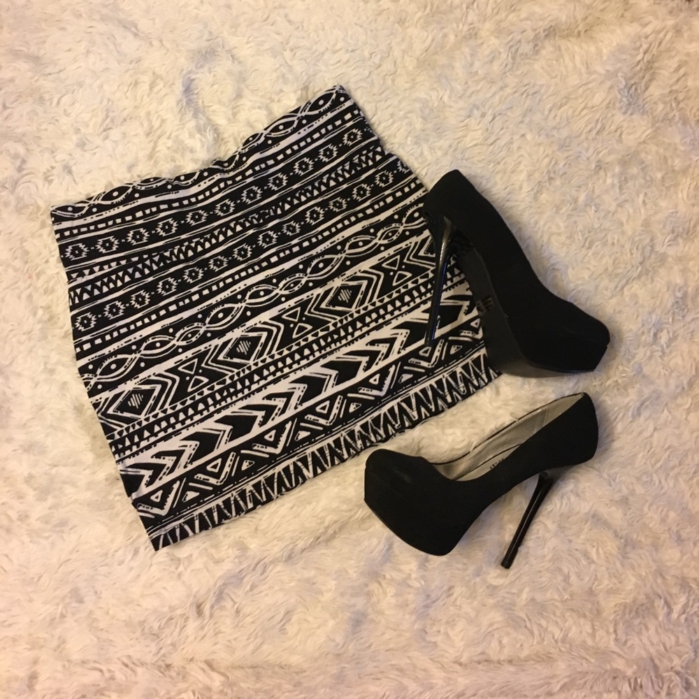 Tribal Print Skirt