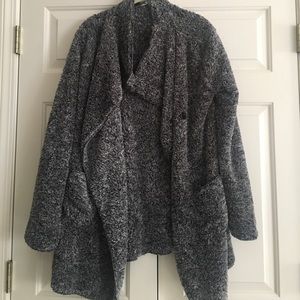 Fuzzy cardigan