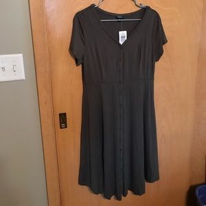 Torrid Knit Button Up Dress