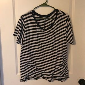 Striped T shirt by rag and bone