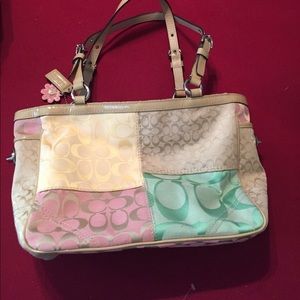 Coach patchwork bag