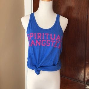 Spiritual Gangster Tops - Spiritual Gangster Tank Blue and Pink S Spiritual Gangster Tops - Spiritual Gangster Tank Blue and Pink S
