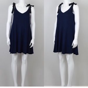Zara Navy Heavy Knit Dress