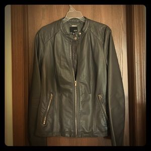 Faux Leather Jacket