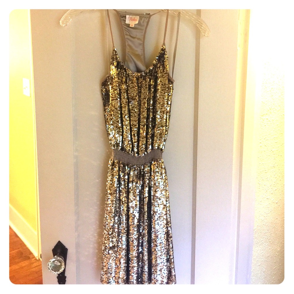 Gold/Silver Parker Dress