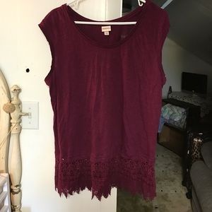Maroon Blouse